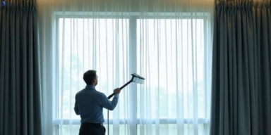 Commercial curtain stain removal service shelly-beach hotels offices restaurants