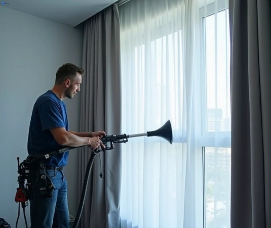 Professional curtain stain removal process equipment Matty Curtain Cleaning shelly-beach