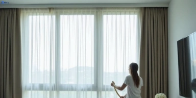 Delicate fabric curtain stain removal silk velvet sheer shelly-beach treatment