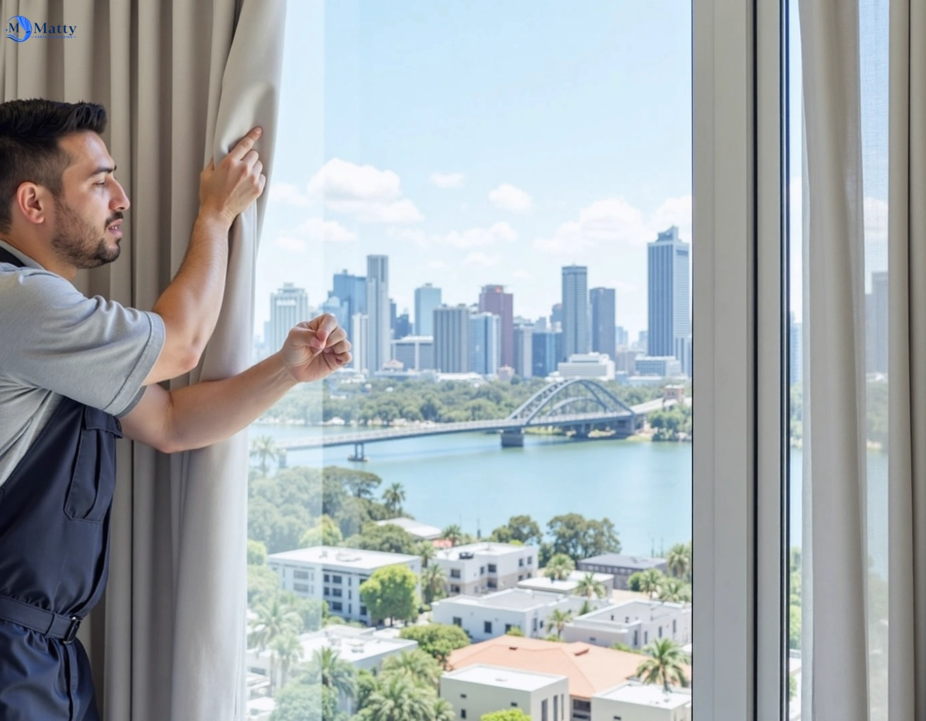 Professional curtain steam cleaning service shelly-beach QLD by Matty Curtain Cleaning